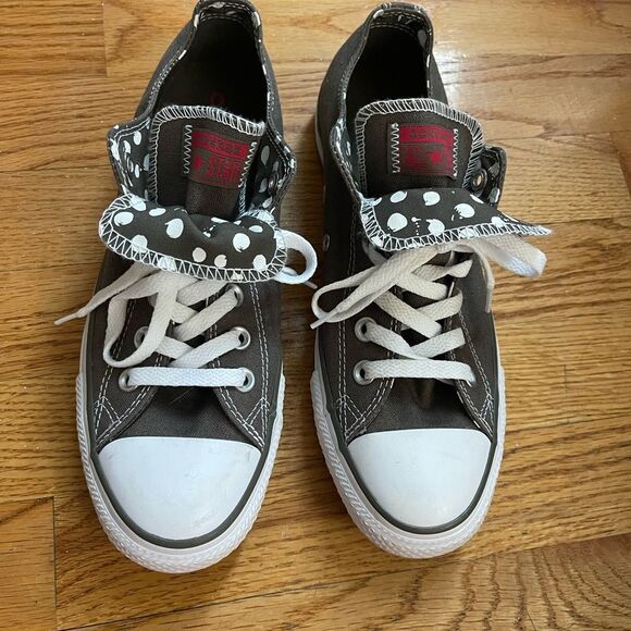 Women Coverse Chuck Taylor All Star Grey White - Picture 2 of 7